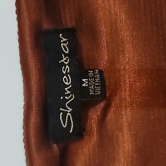 Shine Star Faux Leather Bodysuit - Picture 6 of 7